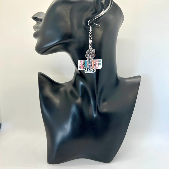 Angry ABC Earrings - Funny Earrings - Statement Earrings - Attitude Earrings - Picture 6 of 8
